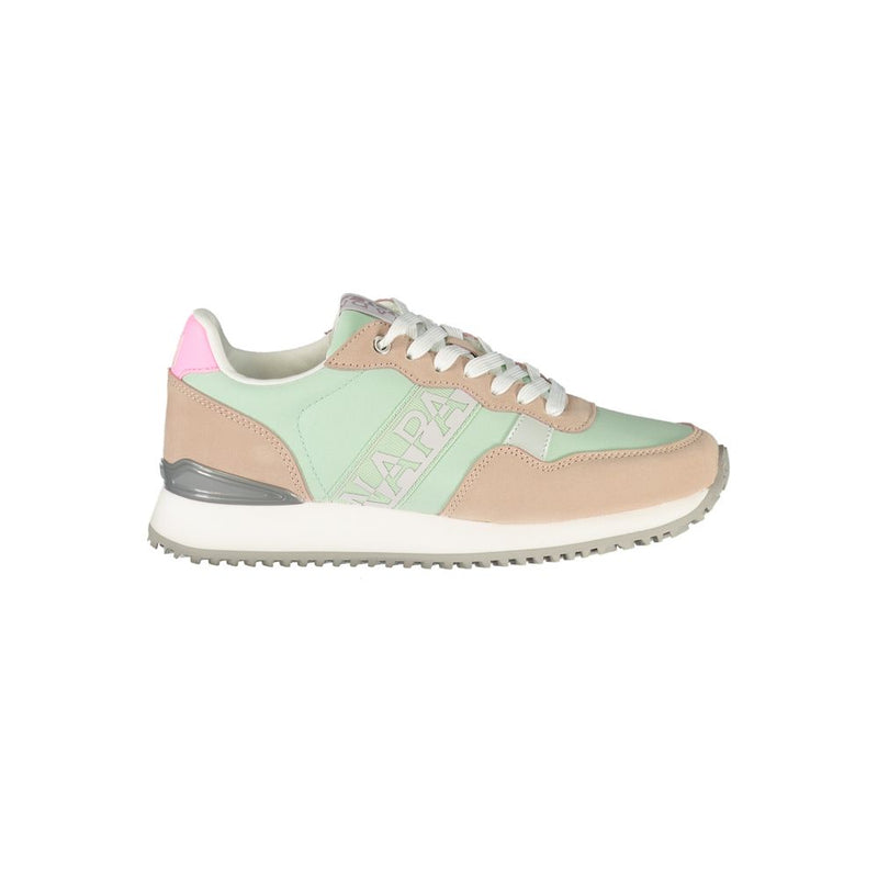 Napapijri Green Polyester Athletic Sneakers for Women