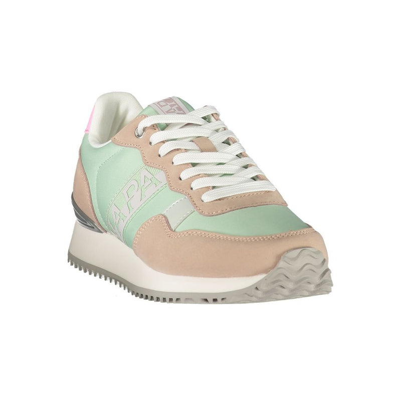 Napapijri Green Polyester Athletic Sneakers for Women