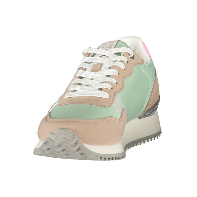 Napapijri Green Polyester Athletic Sneakers for Women