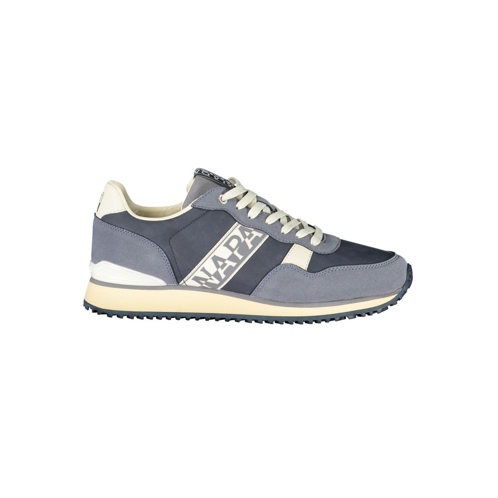 Napapijri Blue Polyester Athletic Sneakers for Men