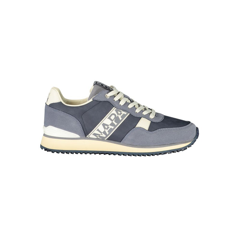 Napapijri Blue Polyester Athletic Sneakers for Men