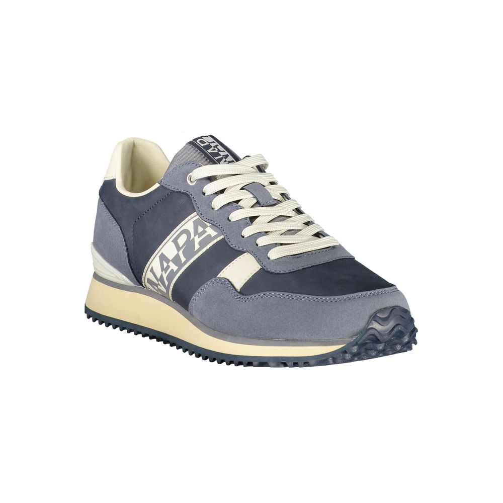 Napapijri Blue Polyester Athletic Sneakers for Men