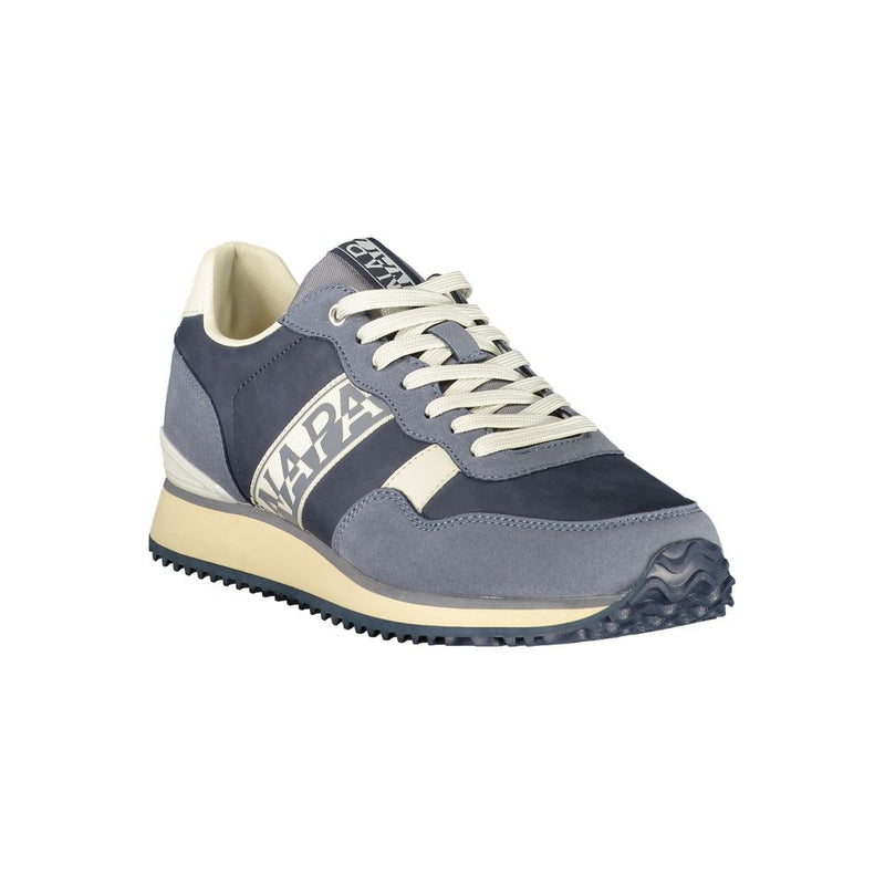 Napapijri Blue Polyester Athletic Sneakers for Men