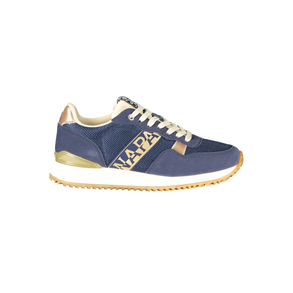 Napapijri Women's Blue Polyester Sneakers - Trendy Sports Shoes