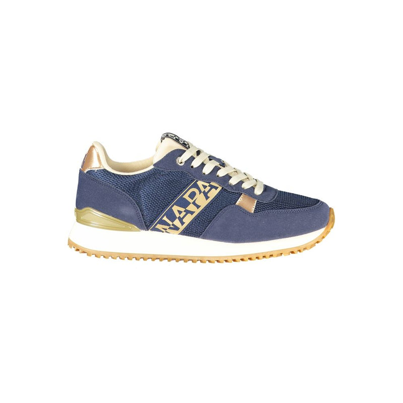 Napapijri Blue Polyester Women's Sneaker - Stylish and Comfortable