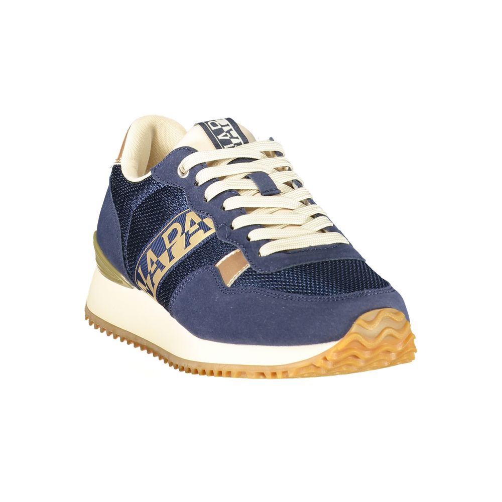 Napapijri Women's Blue Polyester Sneakers - Trendy Sports Shoes