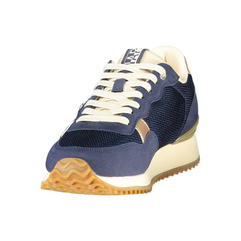 Napapijri Blue Polyester Women's Sneaker - Stylish and Comfortable
