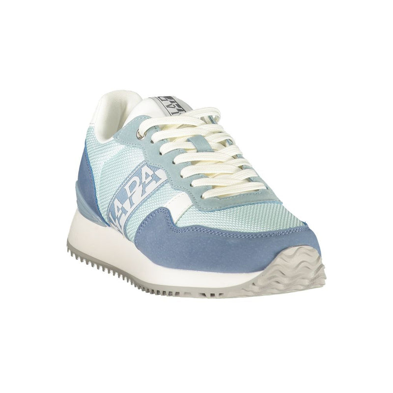 Napapijri Blue Polyester Athletic Sneakers for Women