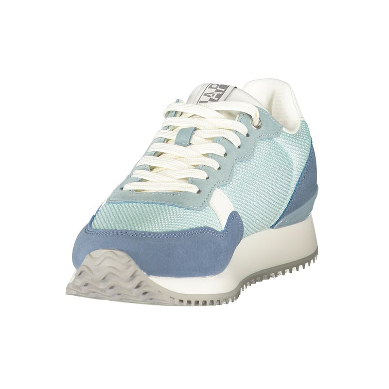 Napapijri Blue Polyester Athletic Sneakers for Women