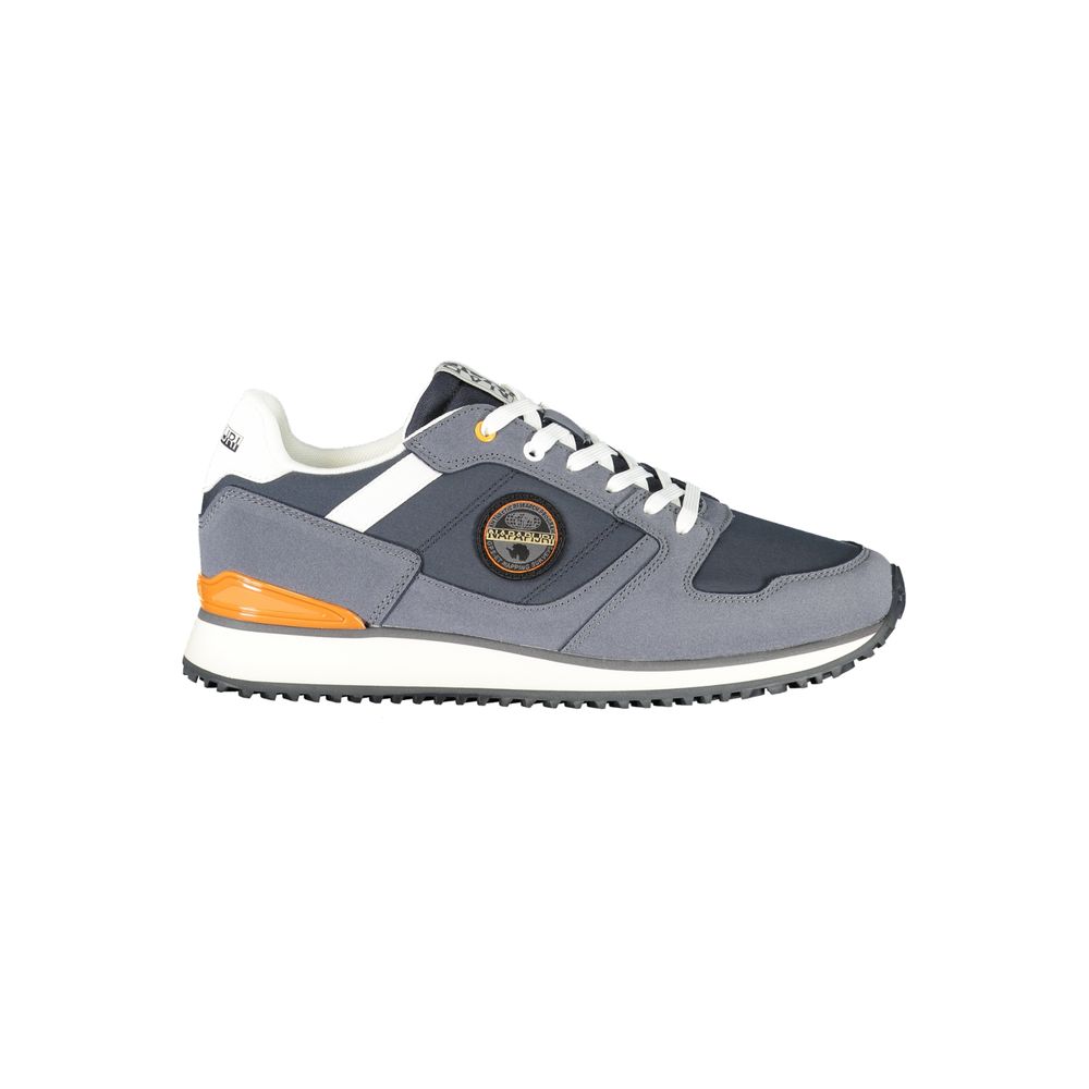 Napapijri Blue Polyester Men's Sneaker - Stylish and Comfortable