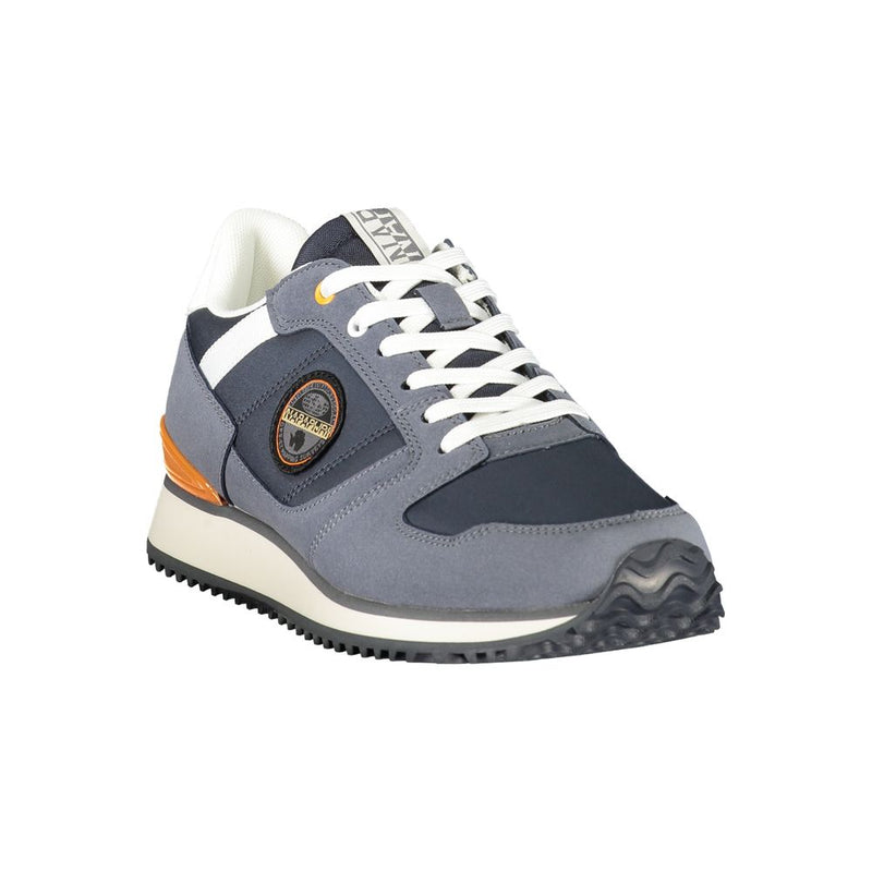 Napapijri Blue Polyester Men's Sneaker - Stylish & Comfortable