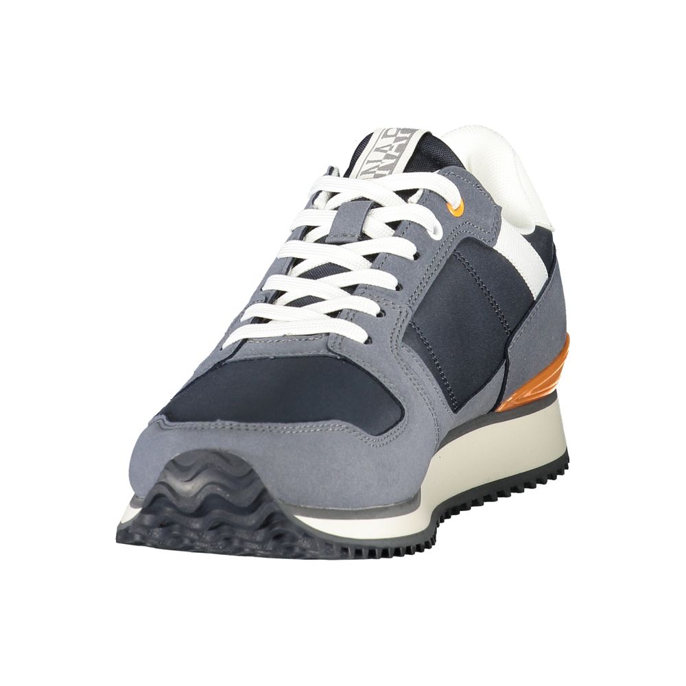 Napapijri Blue Polyester Men's Sneaker - Stylish and Comfortable