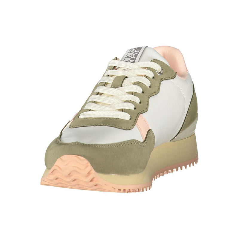 Napapijri Blue Polyester Athletic Sneakers for Women