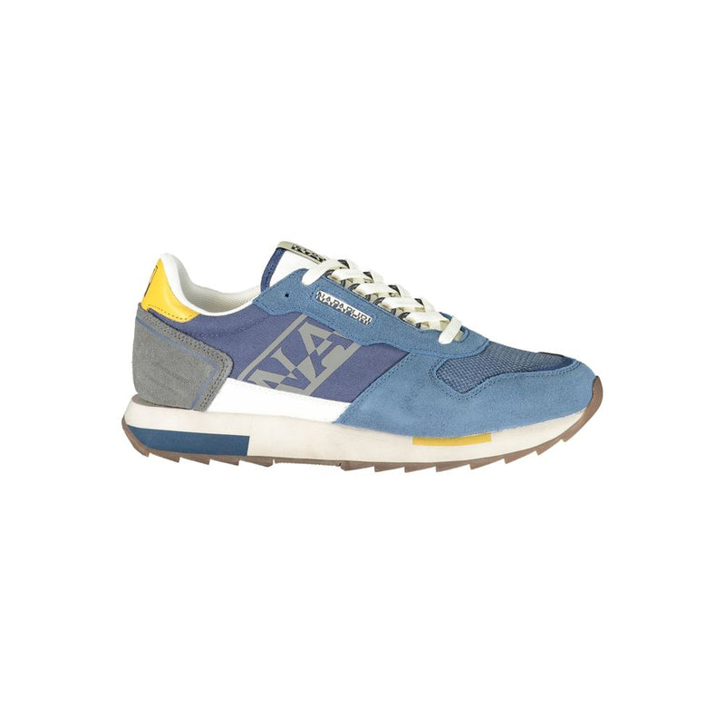 Napapijri Blue Polyester Men's Sneaker - Stylish Athletic Footwear