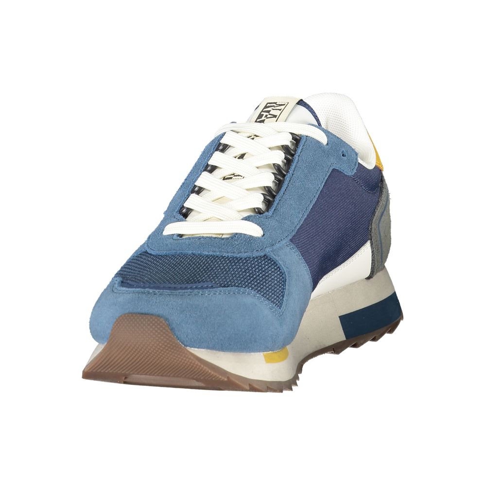 Napapijri Blue Polyester Men's Sneaker - Stylish & Comfortable