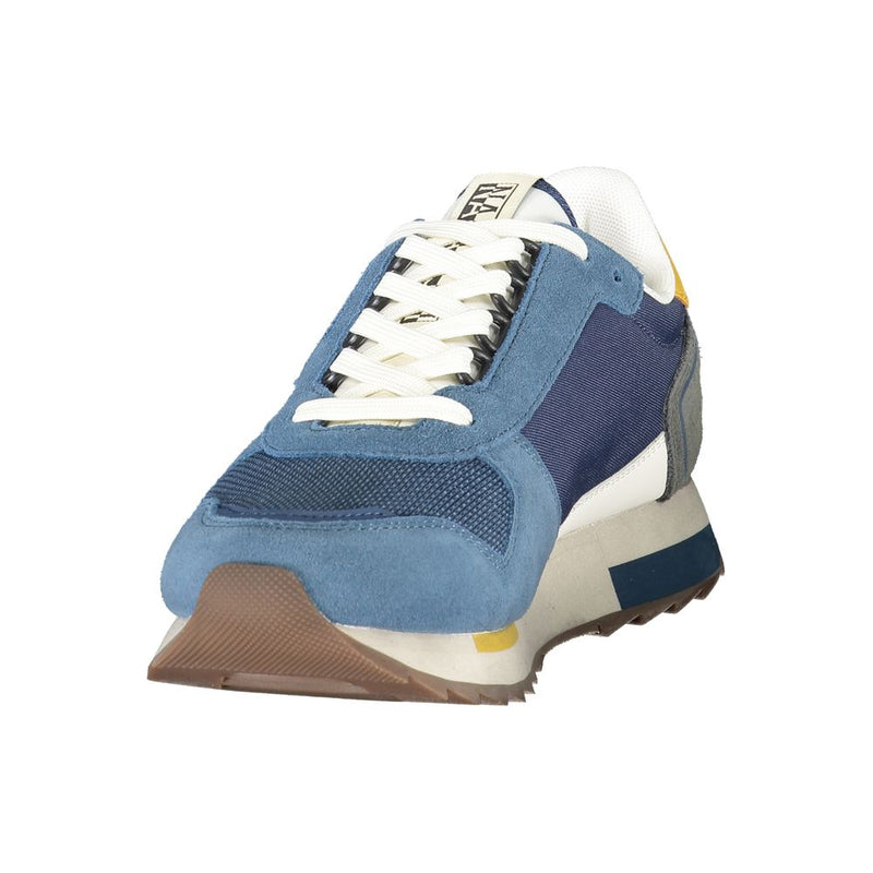 Napapijri Blue Polyester Men's Sneaker - Stylish Athletic Footwear