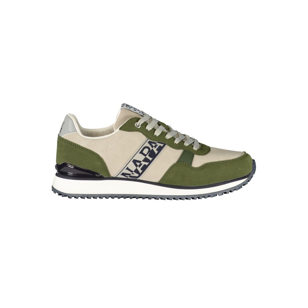 Napapijri Verde Polyurethane Men's Sneaker - Stylish & Durable