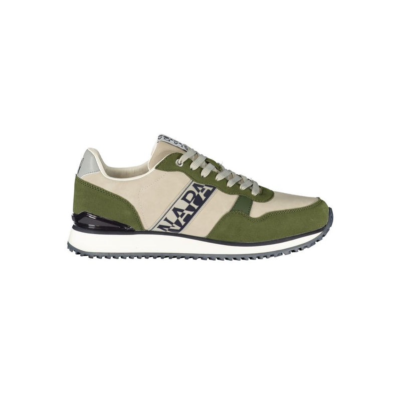 Napapijri Verde Polyurethane Men's Sneaker - Stylish & Durable