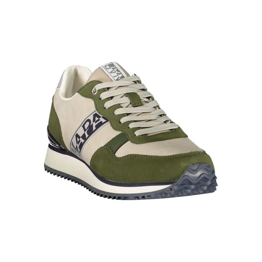 Napapijri Verde Polyurethane Men's Sneaker - Stylish & Durable