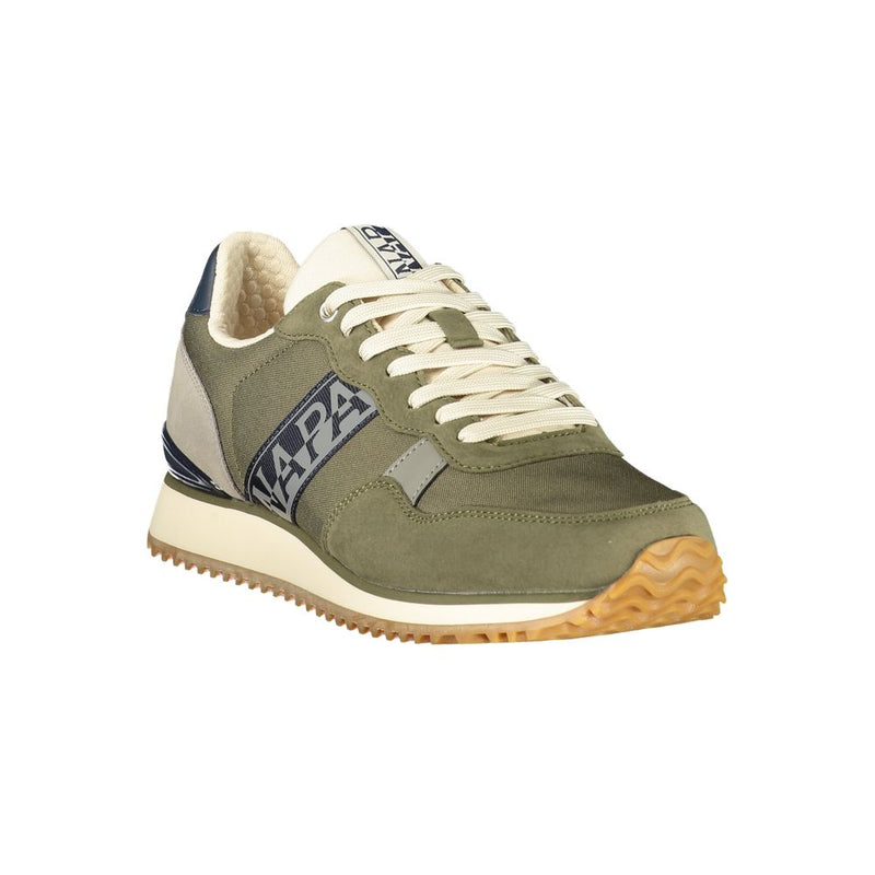Napapijri Verde Polyurethane Men's Sneaker - Stylish & Comfortable