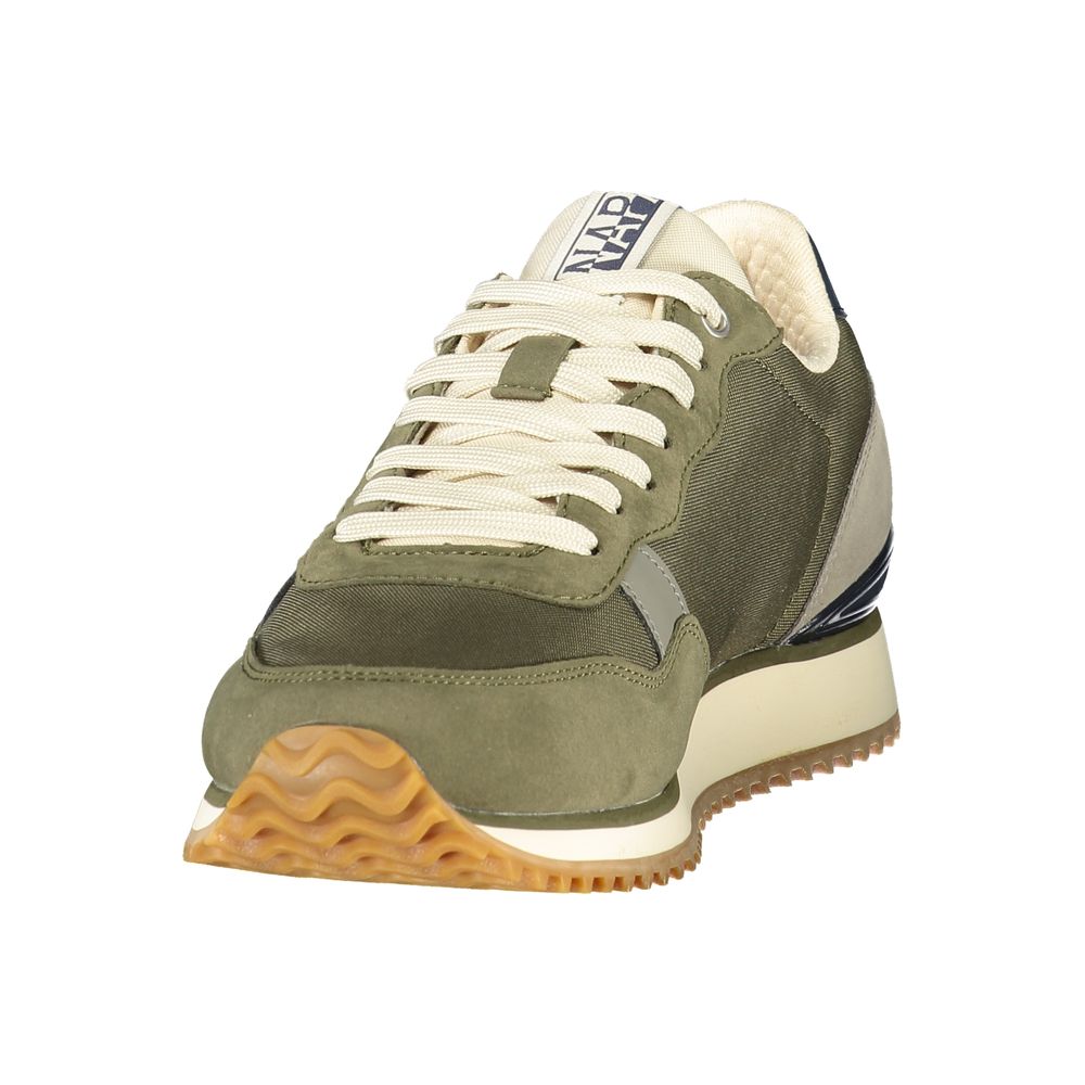 Napapijri Verde Polyurethane Sneakers for Men