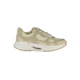 Twinset Beige Polyester Athletic Sneakers for Women