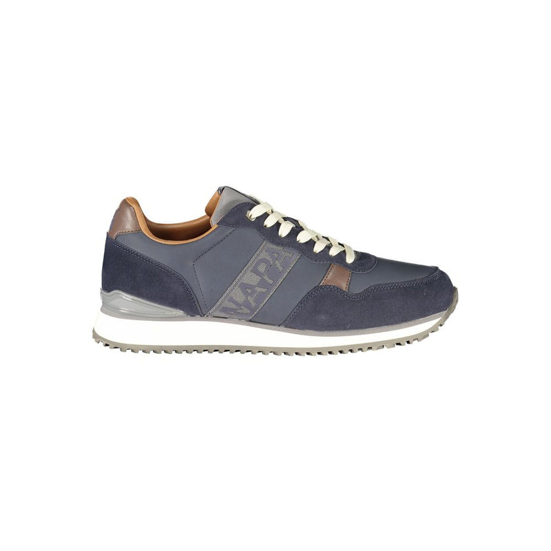 Napapijri Blue Polyester Men's Sneakers for Trendy Casual Wear