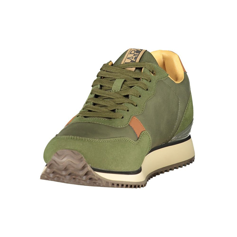 Napapijri Verde Sneaker pour Hommes en Polyester