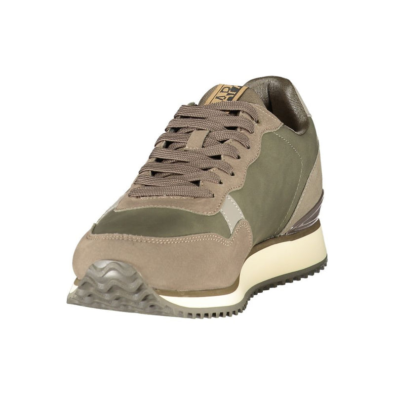 Sneakers Napapijri Verde Polyurethane pour Homme