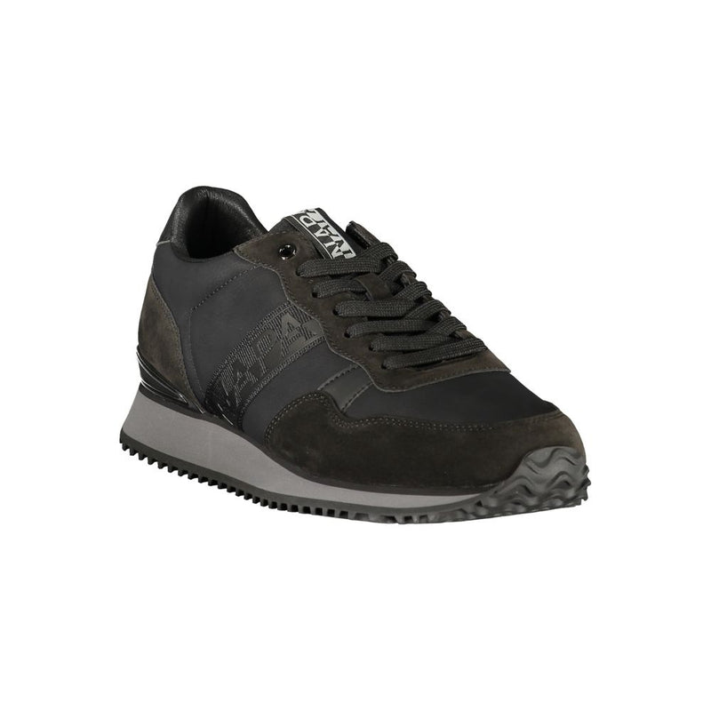 Napapijri Black Polyester Men's Sneakers - Stylish & Comfortable