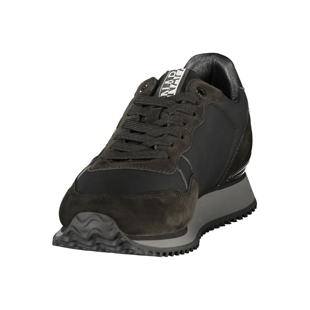 Napapijri Black Polyester Men's Sneakers - Stylish & Comfortable