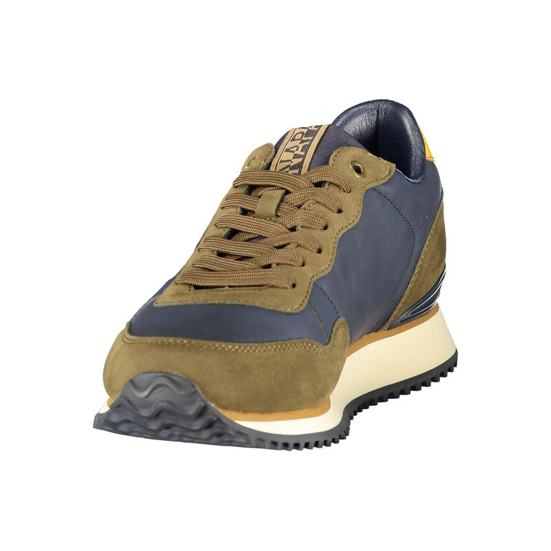 Napapijri Blu Poliuretano Uomo Sneaker - Stylish Comfort