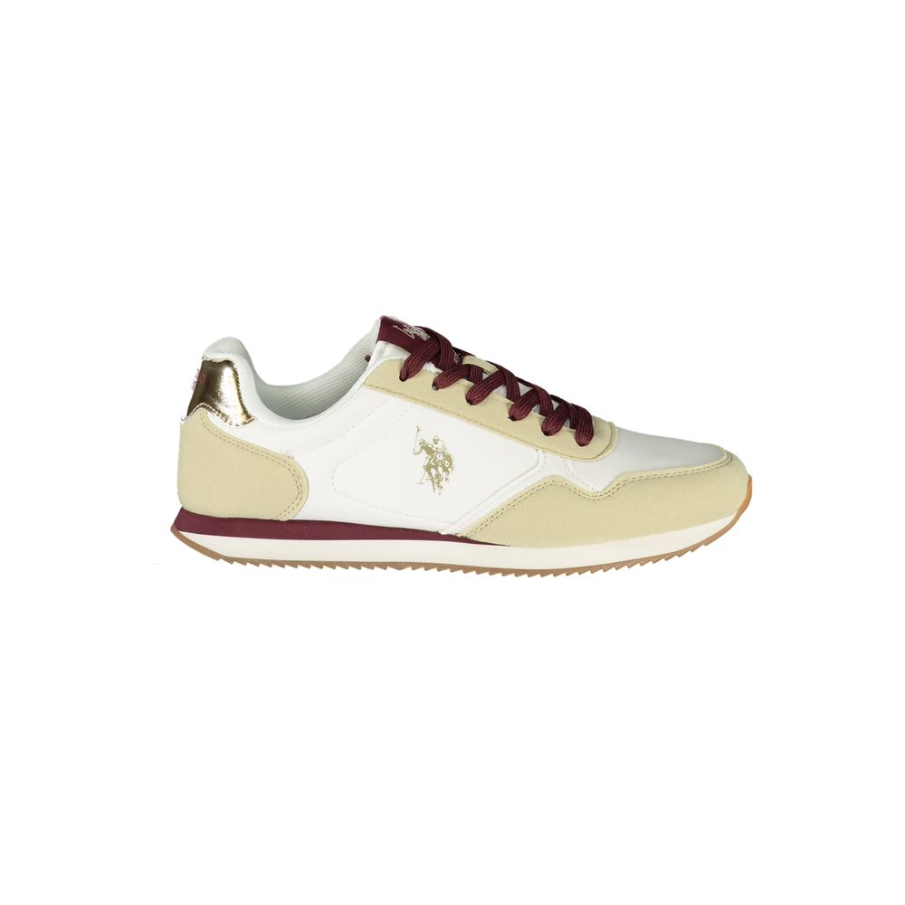 U.S. POLO ASSN. White Women's Sneaker - Stylish & Comfortable