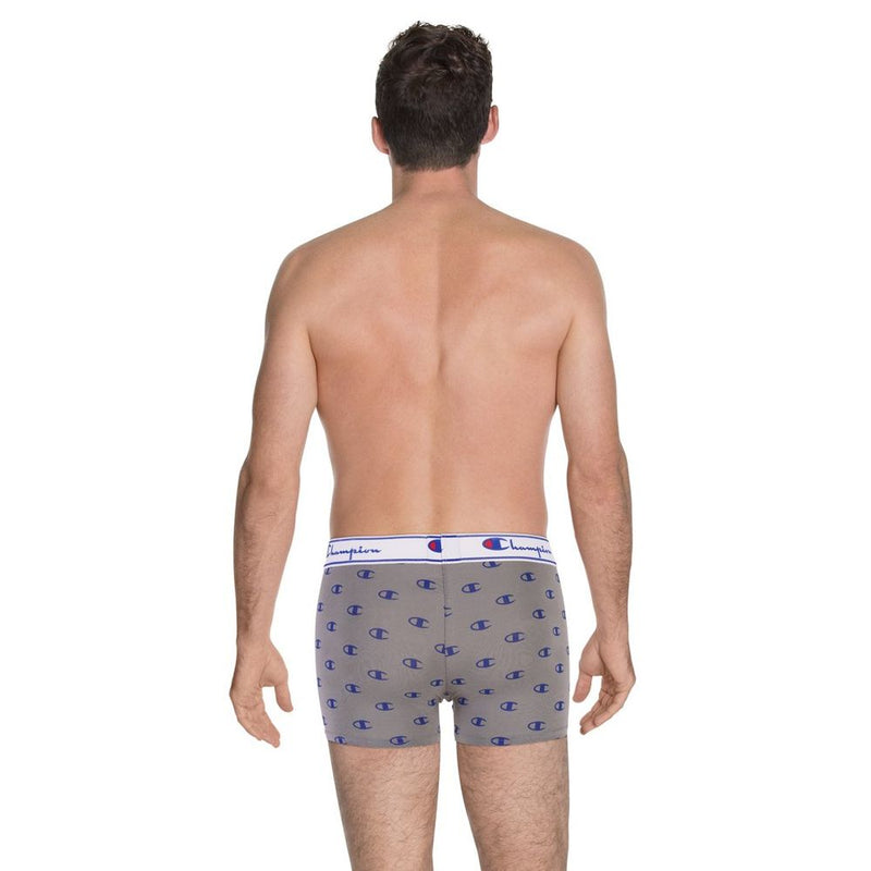 Champion Gray Cotton Boxers for Men - Ultimate Comfort