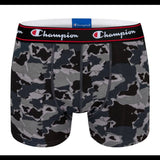 Champion Bicolor Cotton Boxers for Men - Black/Grey Camo