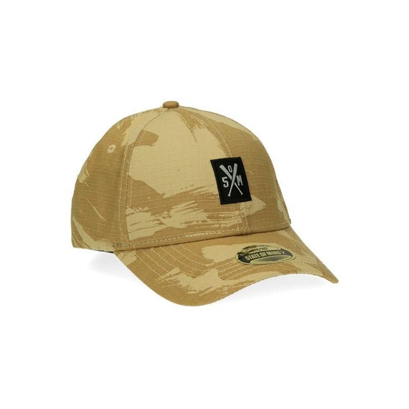 5TATE OF MIND Bicolor Cotton Cap - Beige Camouflage Baseball Hat