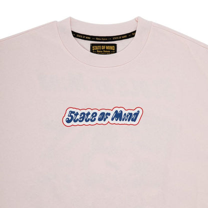 5TATE OF MIND Pink Cotton T-Shirt - Bold Style for Men