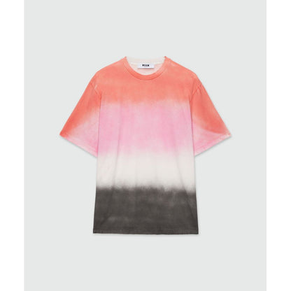 MSGM Multicolor Cotton T-Shirt