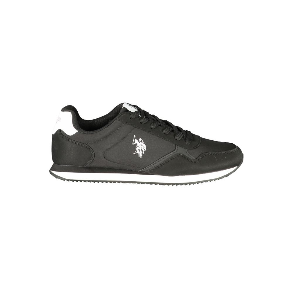 U.S. POLO ASSN. Black Polyurethane Men's Sneaker - Stylish Comfort