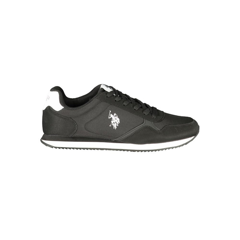 U.S. POLO ASSN. Black Polyurethane Men's Sneaker - Stylish & Durable