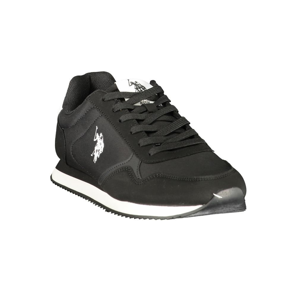 U.S. POLO ASSN. Black Polyurethane Men's Sneaker - Stylish Comfort