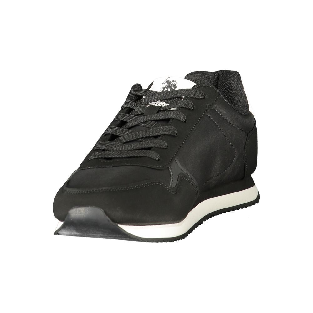 U.S. POLO ASSN. Black Polyurethane Men's Sneaker - Stylish Comfort
