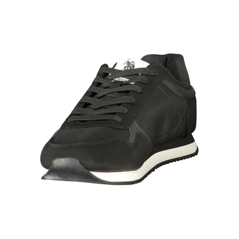 U.S. POLO ASSN. Black Polyurethane Men's Sneaker - Stylish & Durable