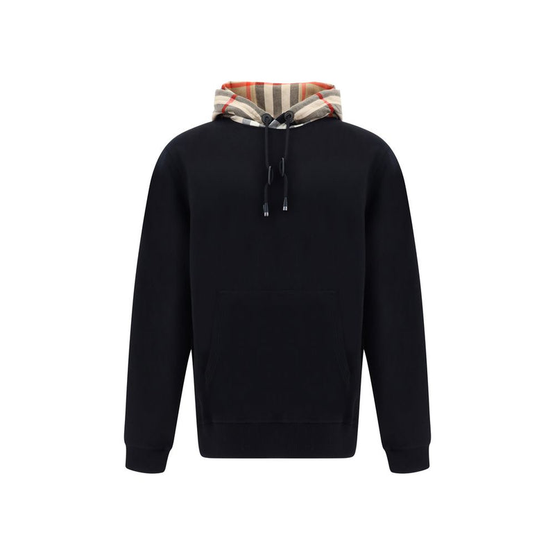 Burberry Black Cotton Samuel Hoodie for Men