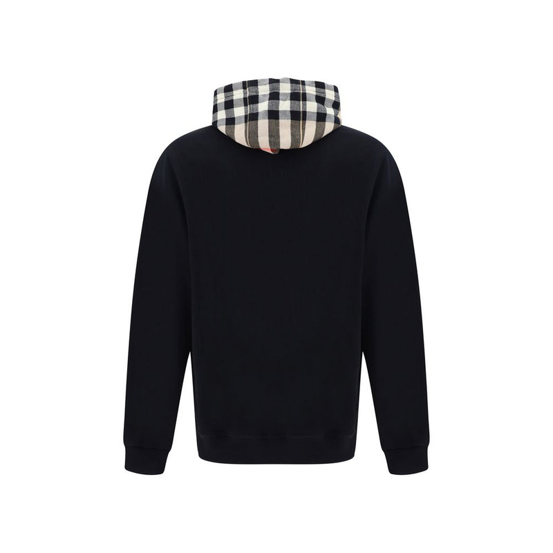 Burberry Black Cotton Samuel Hoodie for Men