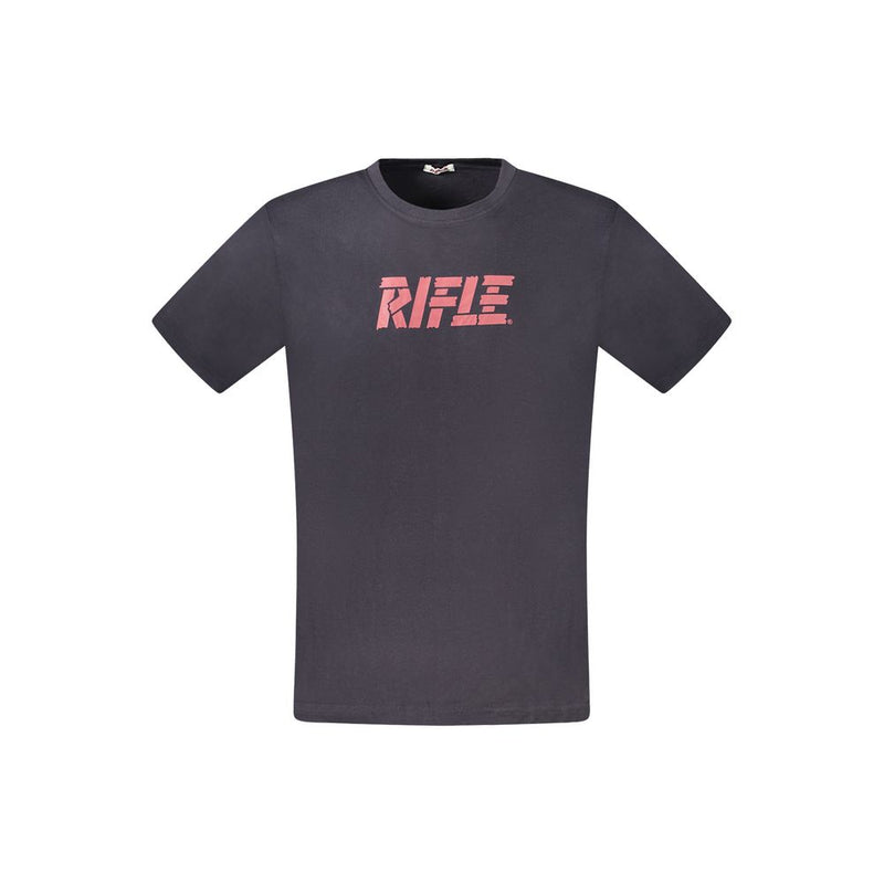 Rifle Blue Cotton Men's T-Shirt - Stylish & Comfortable