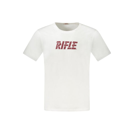 Rifle Bianco T-Shirt en Coton pour Homme