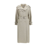 Max Mara Brown Linen Trench Coat - Elegant & Versatile