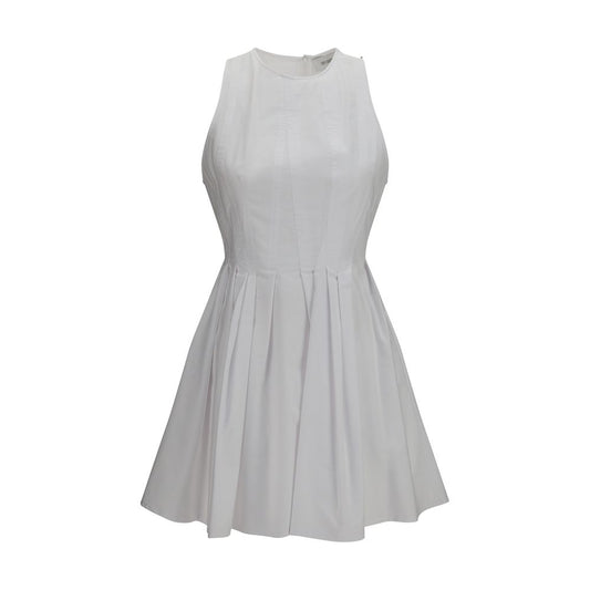Max Mara White Cotton Sleeveless Casual Dress