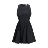 Max Mara Black Cotton Casual Dress - Sleeveless & Modern